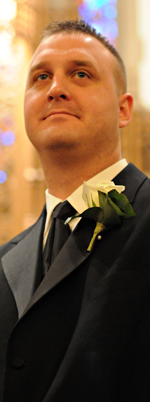 Mr. Brown on his wedding day.
